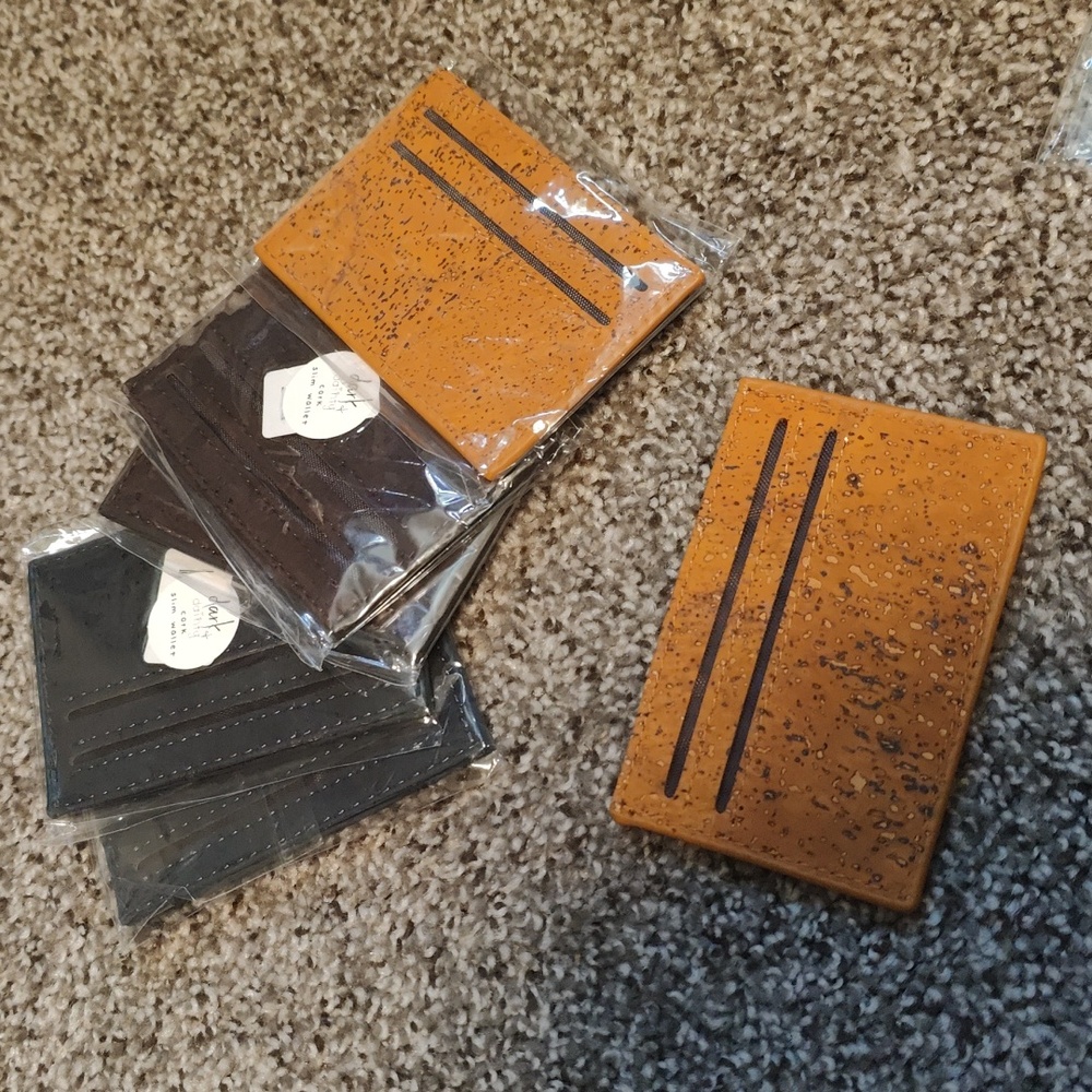 Cork slim wallet - new in packaging
